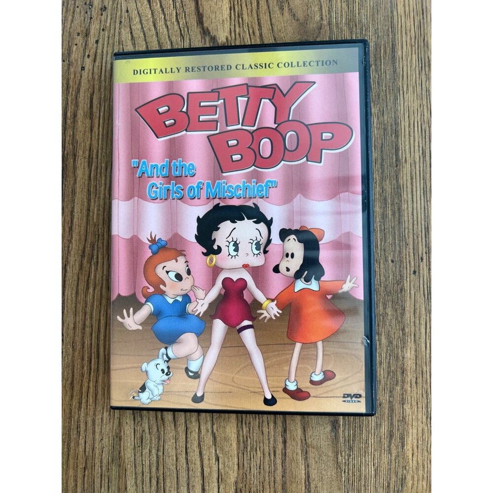Betty Boop And The Girls Of Mischief DVD Digitally Restored 2002 Pre-Owned